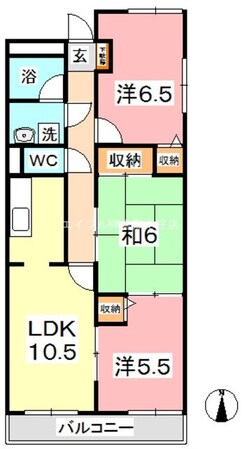 デューク白楽町Ⅰの物件間取画像